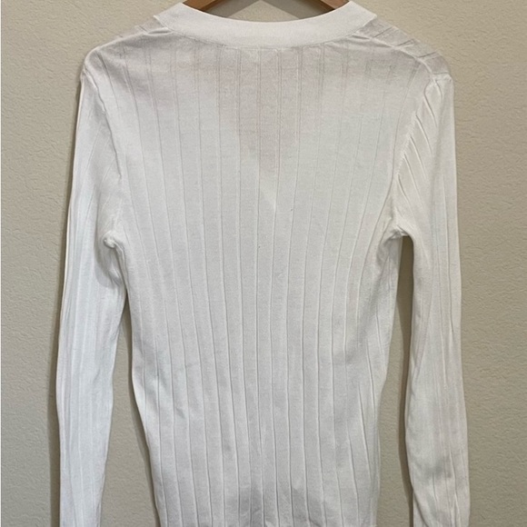 Veronica Beard Juliana Henley Cotton Top - Picture 5 of 6